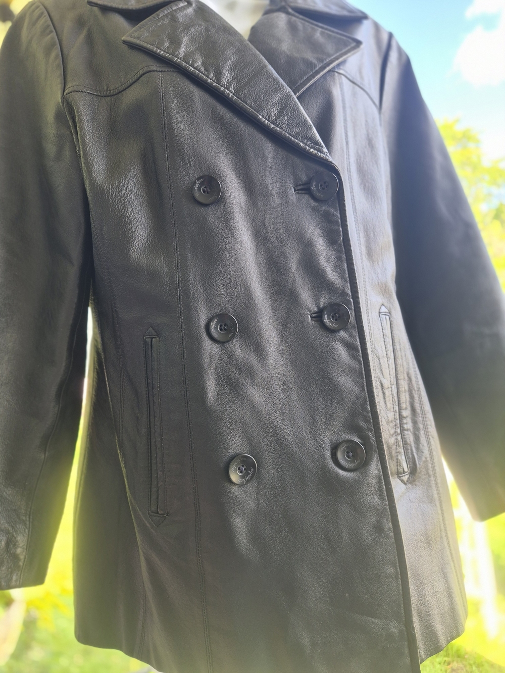 Jacqueline Ferrar Vintage Leather Coat